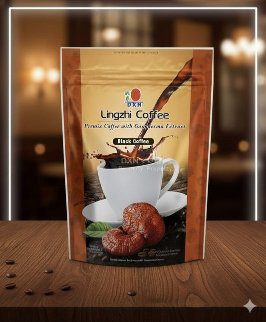 ☕ DXN Lingzhi Black Coffee – Puristisch, Kraftvoll & Belebend